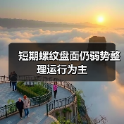 短期螺纹盘面仍弱势整理运行为主(图3) 短期螺纹盘面仍弱势整理运行为主(图3)