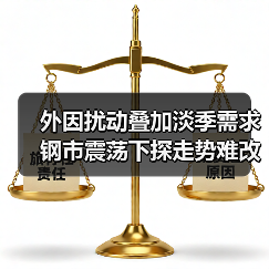 外因扰动叠加淡季需求 钢市震荡下探走势难改(图2) 外因扰动叠加淡季需求 钢市震荡下探走势难改(图2)