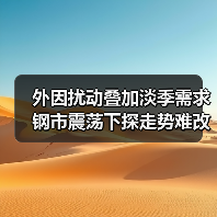 外因扰动叠加淡季需求 钢市震荡下探走势难改(图4) 外因扰动叠加淡季需求 钢市震荡下探走势难改(图4)