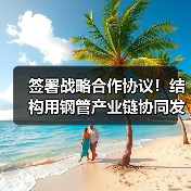 签署战略合作协议!结构用钢管产业链协同发展迈入新阶段(图1) 签署战略合作协议!结构用钢管产业链协同发展迈入新阶段(图1)