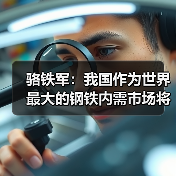 骆铁军:我国作为世界最大的钢铁内需市场将长期存在(图1) 骆铁军:我国作为世界最大的钢铁内需市场将长期存在(图1)