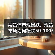 期货休市现暴跌,现货市场为何报跌50-100?(图4) 期货休市现暴跌,现货市场为何报跌50-100?(图4)