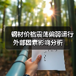 钢材价格震荡偏弱运行 外部因素影响分析(图2) 钢材价格震荡偏弱运行 外部因素影响分析(图2)
