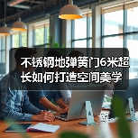 不锈钢地弹簧门6米超长如何打造空间美学(图4) 不锈钢地弹簧门6米超长如何打造空间美学(图4)