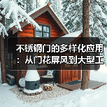 不锈钢门的多样化应用:从门花屏风到大型工业门(图4) 不锈钢门的多样化应用:从门花屏风到大型工业门(图4)