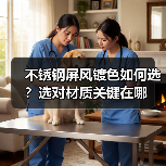 不锈钢屏风镀色如何选？选对材质关键在哪（图4）