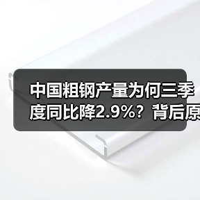 中国粗钢产量为何三季度同比降2.9%？背后原因揭秘