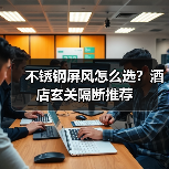 不锈钢屏风怎么选？酒店玄关隔断推荐（图3）