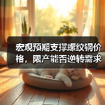 宏观预期支撑螺纹钢价格，限产能否逆转需求疲软？（图2）