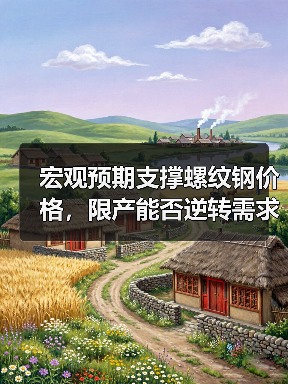 宏观预期支撑螺纹钢价格，限产能否逆转需求疲软？（图3）