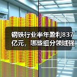 钢铁行业半年盈利837亿元,哪些细分领域强势逆袭?(图2) 钢铁行业半年盈利837亿元,哪些细分领域强势逆袭?(图2)