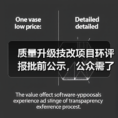 质量升级技改项目环评报批前公示,公众需了解的内容!(图1) 质量升级技改项目环评报批前公示,公众需了解的内容!(图1)
