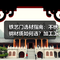 铁艺门选材指南:不锈钢材质如何选?加工工艺大揭秘(图4) 铁艺门选材指南:不锈钢材质如何选?加工工艺大揭秘(图4)