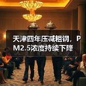 天津四年压减粗钢,PM2.5浓度持续下降(图2) 天津四年压减粗钢,PM2.5浓度持续下降(图2)