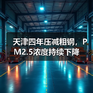 天津四年压减粗钢,PM2.5浓度持续下降(图3) 天津四年压减粗钢,PM2.5浓度持续下降(图3)
