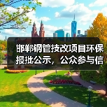 邯郸钢管技改项目环保报批公示,公众参与信息公开(图1) 邯郸钢管技改项目环保报批公示,公众参与信息公开(图1)