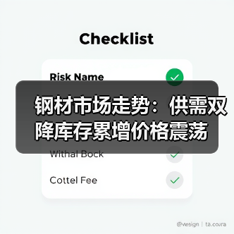 钢材市场走势:供需双降库存累增价格震荡(图1) 钢材市场走势:供需双降库存累增价格震荡(图1)
