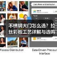 不锈钢大门怎么选?拉丝彩板工艺详解与选购指南(图3) 不锈钢大门怎么选?拉丝彩板工艺详解与选购指南(图3)