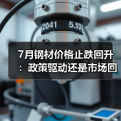 7月钢材价格止跌回升:政策驱动还是市场回暖?(图4) 7月钢材价格止跌回升:政策驱动还是市场回暖?(图4)