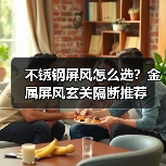 不锈钢屏风怎么选?金属屏风玄关隔断推荐(图1) 不锈钢屏风怎么选?金属屏风玄关隔断推荐(图1)