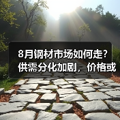 8月钢材市场如何走?供需分化加剧,价格或震荡运行(图2) 8月钢材市场如何走?供需分化加剧,价格或震荡运行(图2)