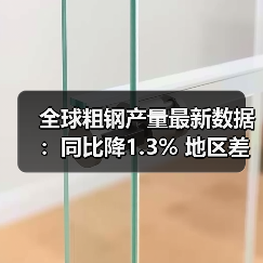 全球粗钢产量最新数据:同比降1.3% 地区差异显著(图3) 全球粗钢产量最新数据:同比降1.3% 地区差异显著(图3)