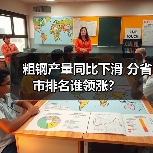 粗钢产量同比下滑 分省市排名谁领涨?(图3) 粗钢产量同比下滑 分省市排名谁领涨?(图3)