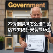 不锈钢屏风怎么选?酒店玄关隔断安装技巧全解析(图4) 不锈钢屏风怎么选?酒店玄关隔断安装技巧全解析(图4)