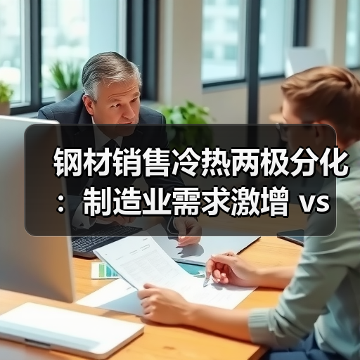 钢材销售冷热两极分化:制造业需求激增 vs 建筑钢材遇冷(图1) 钢材销售冷热两极分化:制造业需求激增 vs 建筑钢材遇冷(图1)