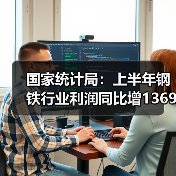 国家统计局：上半年钢铁行业利润同比增1369%（图1）