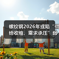 螺纹钢2026年或陷“供给收缩、需求承压”弱平衡格局
