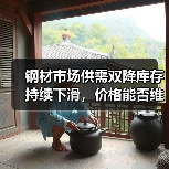钢材市场供需双降库存持续下滑，价格能否维持高位？