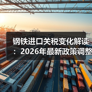 钢铁进口关税变化解读：2026年最新政策调整（图2）