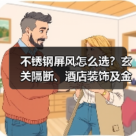 不锈钢屏风怎么选?玄关隔断、酒店装饰及金属制品推荐(图4) 不锈钢屏风怎么选?玄关隔断、酒店装饰及金属制品推荐(图4)