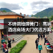 不锈钢地弹簧门:高端酒店商场大门优选方案(图1) 不锈钢地弹簧门:高端酒店商场大门优选方案(图1)