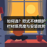 如何选?欧式不锈钢护栏材质亮度与安装优势解析(图1) 如何选?欧式不锈钢护栏材质亮度与安装优势解析(图1)