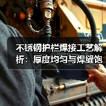 不锈钢护栏焊接工艺解析:厚度均匀与焊缝饱满技术要点(图3) 不锈钢护栏焊接工艺解析:厚度均匀与焊缝饱满技术要点(图3)
