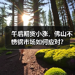 午后期货小涨,佛山不锈钢市场如何应对?(图4) 午后期货小涨,佛山不锈钢市场如何应对?(图4)