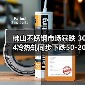 佛山不锈钢市场暴跌 304冷热轧同步下跌50-200元（图4）