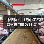 中钢协:11月中国不锈钢材进口量为11.21万吨 同比减少1.81万吨(图1) 中钢协:11月中国不锈钢材进口量为11.21万吨 同比减少1.81万吨(图1)