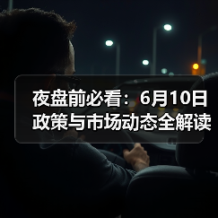 夜盘前必看:6月10日政策与市场动态全解读(图1) 夜盘前必看:6月10日政策与市场动态全解读(图1)