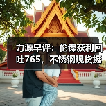 力源早评:伦镍获利回吐765,不锈钢现货挺价出货(图1) 力源早评:伦镍获利回吐765,不锈钢现货挺价出货(图1)