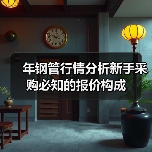 年钢管行情分析新手采购必知的报价构成
