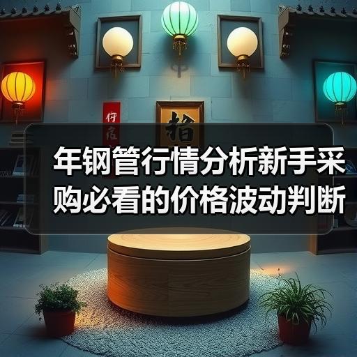 年钢管行情分析新手采购必看的价格波动判断方法