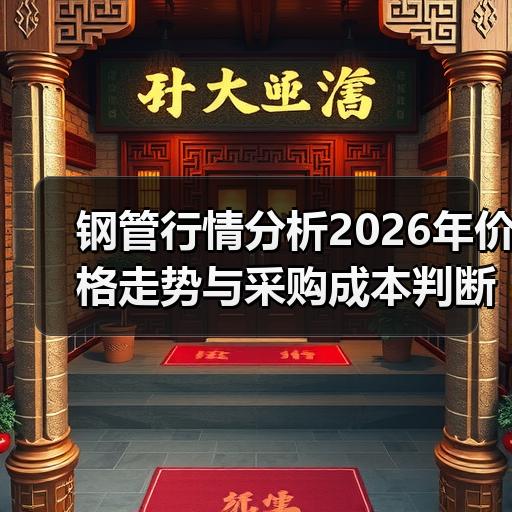 钢管行情分析2026年价格走势与采购成本判断要点