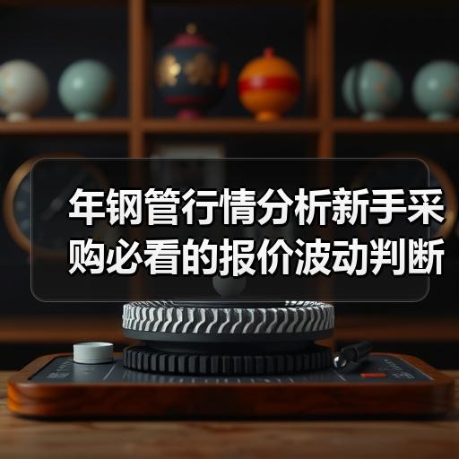 年钢管行情分析新手采购必看的报价波动判断方法